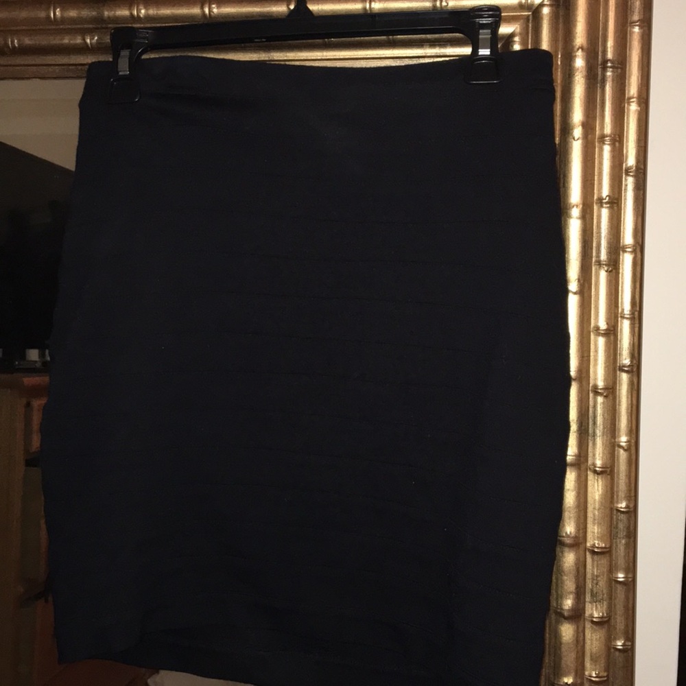 Black pencil skirt